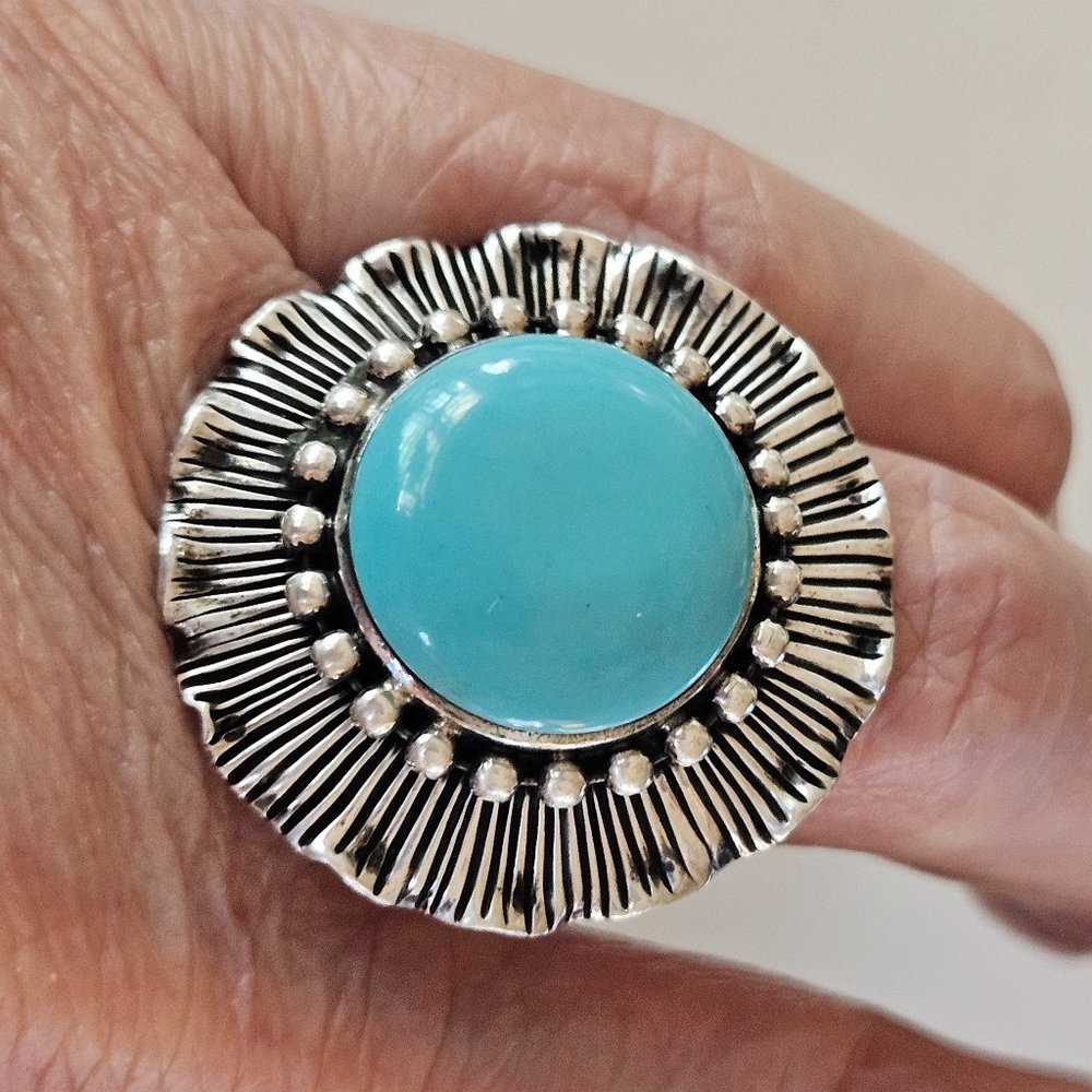 Sterling Silver Flower Ring